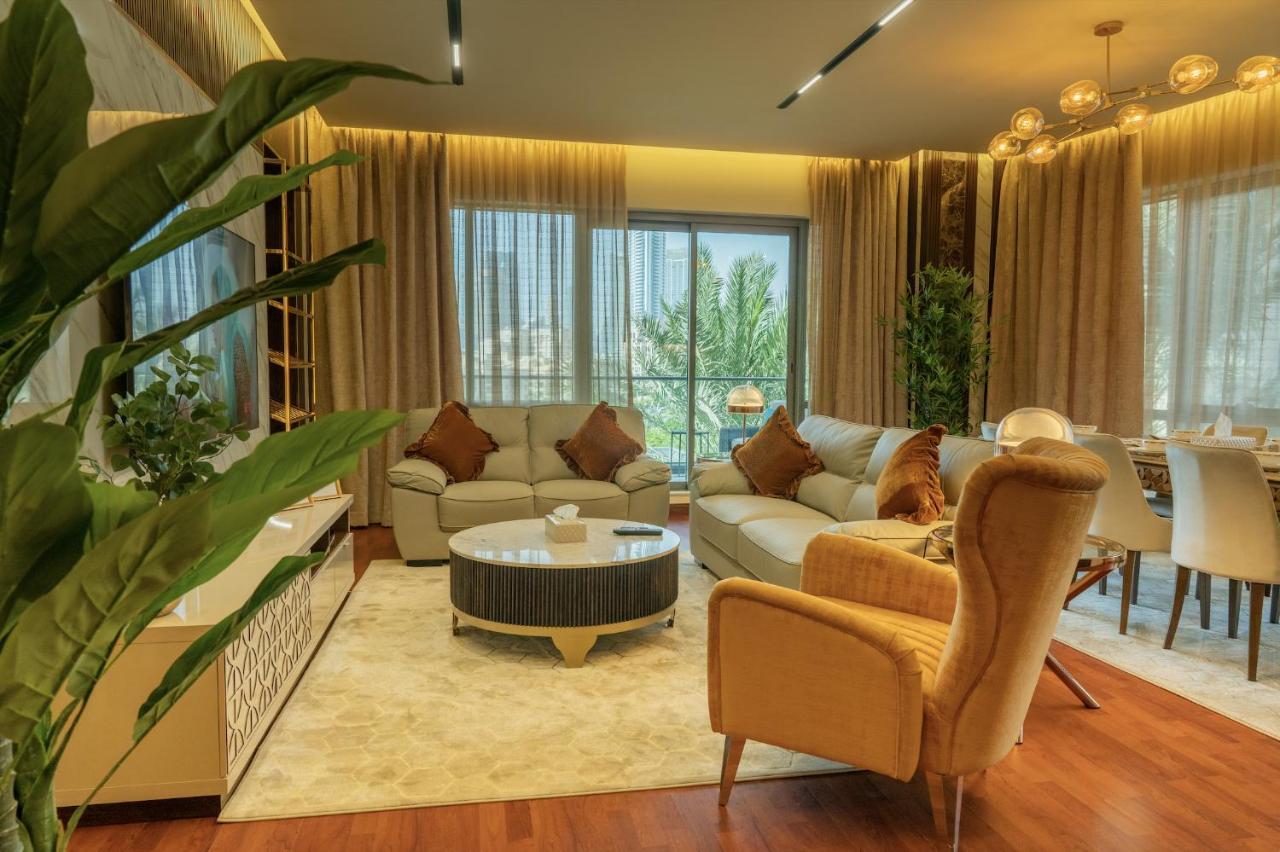 Luxury 3 Bedroom - Direct View To Burj Khalifa 迪拜 外观 照片
